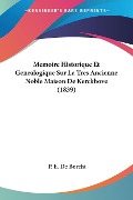 Cover-Bild zum Titel 'Memoire Historique Et Genealogique Sur La Tres Ancienne Noble Maison De Kerckhove (1839)' von 'P. E. De Borcht'