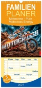 Cover-Bild zum Titel 'Familienplaner 2027 - Motocross - Pure Motocross Energy mit 5 Spalten (Wandkalender, 21 x 45 cm) CALVENDO' von 'Meike und Peter Roder'