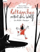 Cover-Bild zum Titel 'Rotkäppchen rettet den Wolf' von 'Petra Piuk'