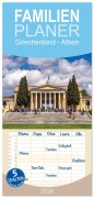 Cover-Bild zum Titel 'Familienplaner 2026 - Griechenland - Athen mit 5 Spalten (Wandkalender, 21 x 45 cm) CALVENDO' von 'Peter Schickert'