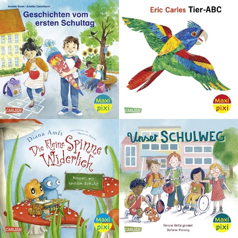 Maxi-Pixi-4er-Set 109: Komm mit in die Schule! (4x1 Exemplar) - diverse