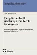 Cover-Bild zum Titel 'Europäisches Recht und Europäische Rechte im Vergleich' von ''