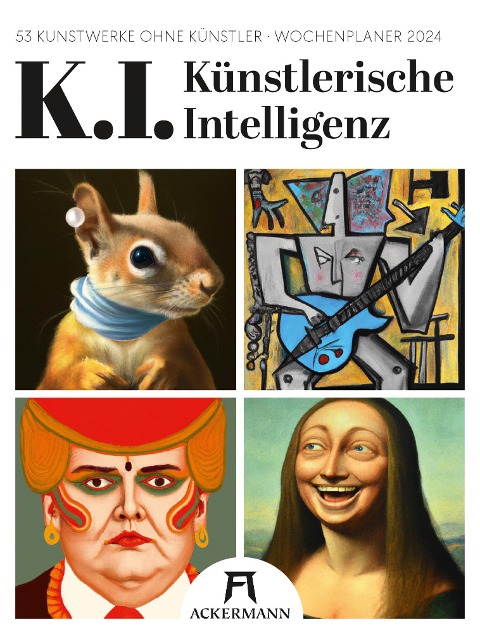 K.I. - Künstlerische Intelligenz - DALL-E - Wochenplaner Kalender 2024