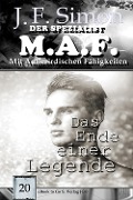 Cover-Bild zum Titel 'Das Ende einer Legende (Der Spezialist M.A.F. 20)' von 'J. F. Simon'