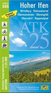 Hoher Ifen (Amtliche Topographische Karte 1:25000) - 