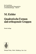 Cover-Bild zum Titel 'Quadratische Formen und orthogonale Gruppen' von 'Martin Eichler'