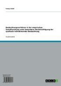 Cover-Bild zum Titel 'Beobachtungsverfahren in der empirischen Sozialforschung unter besonderer Berücksichtigung der qualitativ-teilnehmenden Beobachtung' von 'Svenja Schell'