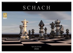 Cover-Bild zum Titel 'SCHACH - Spiel der Könige (Wandkalender 2026 DIN A2 quer), CALVENDO Monatskalender' von 'Renate Bleicher'