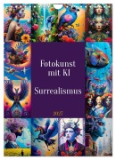 Cover-Bild zum Titel 'Fotokunst mit KI - Surrealismus (Wandkalender 2027 DIN A4 hoch), CALVENDO Monatskalender' von 'Monique Jager'