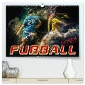 Fußball - extrem (hochwertiger Premium Wandkalender 2025 DIN A2 quer), Kunstdruck in Hochglanz - Peter Roder