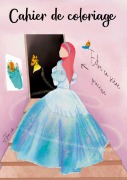 Cover-Bild zum Titel 'Cahier de coloriage princesse Muslima' von 'Nass Zidi'
