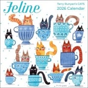 Cover-Bild zum Titel 'Feline 2026 Mini Wall Calendar' von 'Terry Runyan'