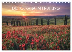 Cover-Bild zum Titel 'DIE TOSKANA IM FRÜHLING (Wandkalender 2026 DIN A3 quer), CALVENDO Monatskalender' von 'Jean Claude Castor I 030mm-Photography'