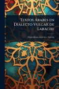 Cover-Bild zum Titel 'Textos Ã rabes en Dialecto Vulgar de Larache' von 'Maximiliano Alarcãn Y Santã3n'