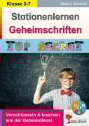 Cover-Bild zum Titel 'Stationenlernen Geheimschriften' von 'Hans-J. Schmidt'