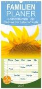 Cover-Bild zum Titel 'Familienplaner 2027 - Sonnenblumen - die Blumen der Lebensfreude mit 5 Spalten (Wandkalender, 21 x 45 cm) CALVENDO' von 'Maria-Anna Ziehr'