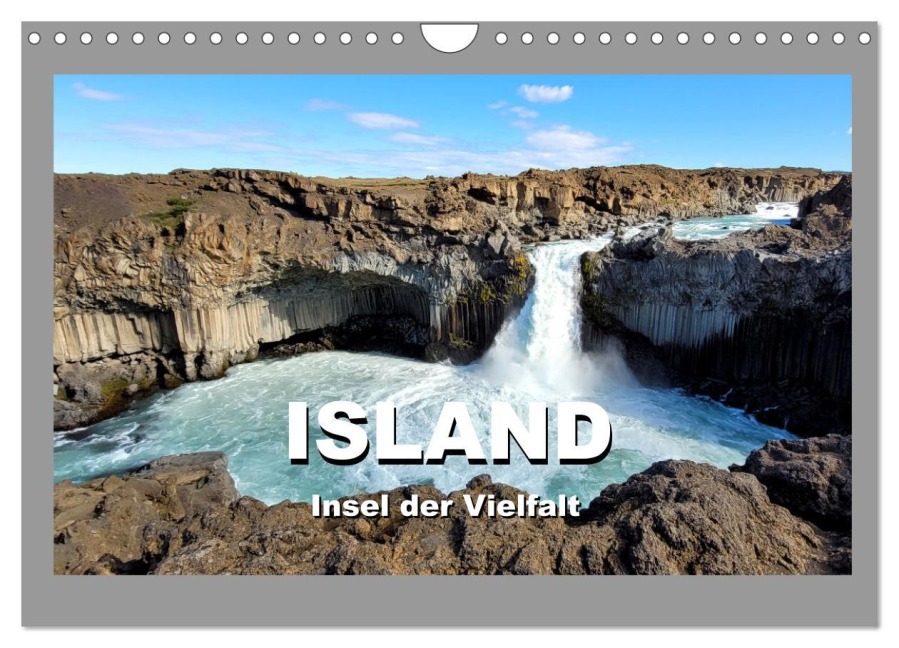 Island Insel der Vielfalt (Wandkalender 2025 DIN A4 quer), CALVENDO Monatskalender - Brigitte Ulrich