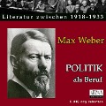 Cover-Bild zum Titel 'Politik als Beruf' von 'Max Weber'