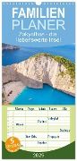 Familienplaner 2025 - Zakynthos - die liebenswerte Insel mit 5 Spalten (Wandkalender, 21 x 45 cm) CALVENDO - Stefan O. Schüller und Elke Schüller