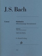Cover-Bild zum Titel 'Sinfonien (Dreistimmige Inventionen) für Klavier zu zwei Händen' von 'Johann Sebastian Bach'