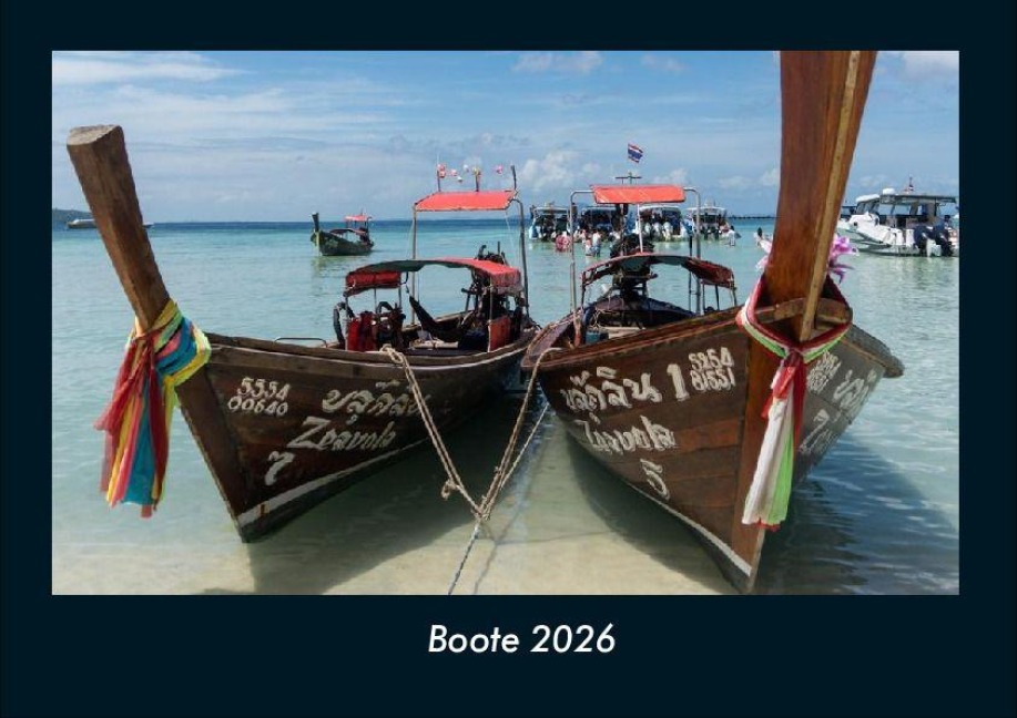 Boote 2026 Fotokalender DIN A4 - Tobias Becker