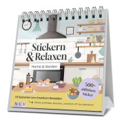 Cover-Bild zum Titel 'Home & Garden - Stickern & Relaxen' von ''