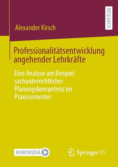 Professionalitätsentwicklung angehender Lehrkräfte - Alexander Kirsch