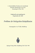 Cover-Bild zum Titel 'Probleme der biologischen Reduplikation' von ''