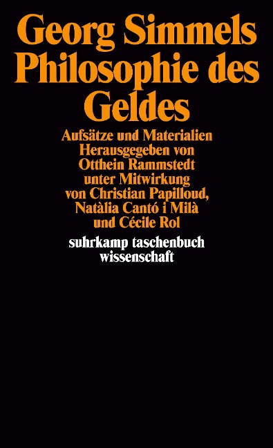 Georg Simmels ' Philosophie des Geldes' - 