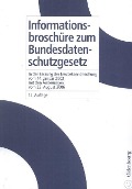 Cover-Bild zum Titel 'Informationsbroschüre zum Bundesdatenschutzgesetz' von 'Kurt Nagel, Erich Kiefer'
