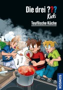 Cover-Bild zum Titel 'Die drei ??? Kids, 104, Teuflische Küche (drei Fragezeichen Kids)' von 'Ulf Blanck'