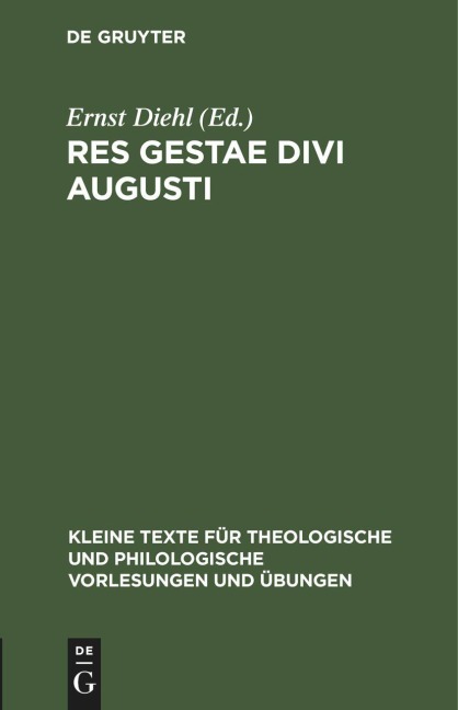 Res Gestae Divi Augusti - 