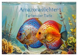 Cover-Bild zum Titel 'Amazonaslichter. Farben der Tiefe (Wandkalender 2026 DIN A2 quer), CALVENDO Monatskalender' von 'Juehust Juehust'