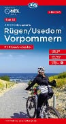 Cover-Bild zum Titel 'ADFC-Radtourenkarte 4 Rügen/Usedom Vorpommern 1:150.000, reiß- und wetterfest, E-Bike geeignet, GPS-Tracks Download, mit Kilometer-Angaben' von ''