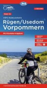 Cover-Bild zum Titel 'BVA ADFC Radtourenkarte Rügen/Usedom Vorpommern 1:150.000' von ''
