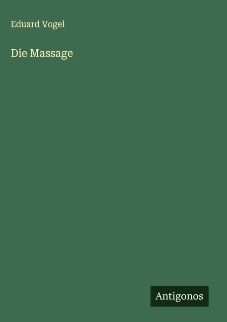Die Massage - Eduard Vogel