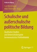 Cover-Bild zum Titel 'Schulische und außerschulische politische Bildung' von ''