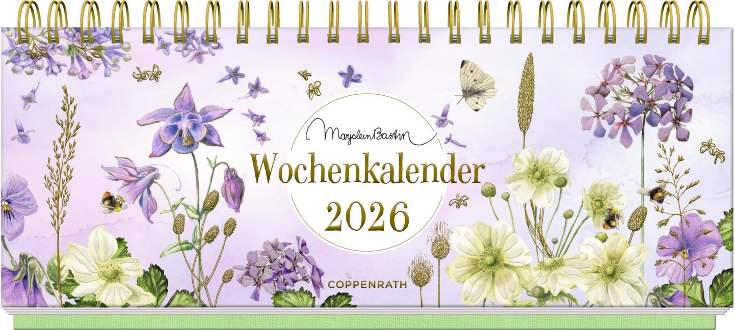 Wochenkalender 2026 - violett - 