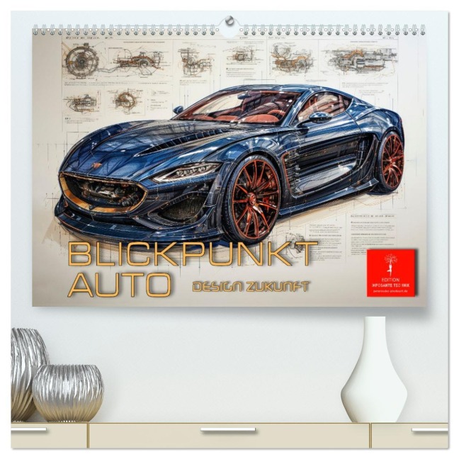 Blickpunkt Auto Design Zukunft (hochwertiger Premium Wandkalender 2026 DIN A2 quer), Kunstdruck in Hochglanz - Peter Roder