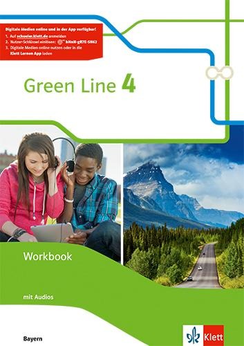 Green Line 4. Ausgabe Bayern. Workbook mit Audios 8. Klasse - 