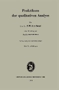 Cover-Bild zum Titel 'Praktikum der qualitativen Analyse' von 'S. W. Souci'