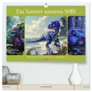 Cover-Bild zum Titel 'Ein Saurier namens Sori (hochwertiger Premium Wandkalender 2026 DIN A2 quer), Kunstdruck in Hochglanz' von 'Cathrin Illgen'