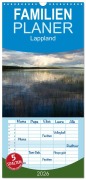 Familienplaner 2026 - Lappland mit 5 Spalten (Wandkalender, 21 x 45 cm) CALVENDO - Oliver Schwenn