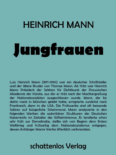 Jungfrauen - Heinrich Mann