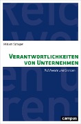 Cover-Bild zum Titel 'Verantwortlichkeiten von Unternehmen' von 'Miriam Schaper'