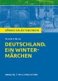Cover-Bild zum Titel 'Deutschland. Ein Wintermärchen. Königs Erläuterungen.' von 'Sabine Hasenbach, Heinrich Heine'
