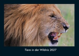 Cover-Bild zum Titel 'Tiere in der Wildnis 2027 Fotokalender DIN A4' von 'Tobias Schmitt, Kevin Heber'