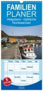 Familienplaner 2026 - Helgoland - idyllische Nordseeinsel mit 5 Spalten (Wandkalender, 21 x 45 cm) CALVENDO - Andrea Potratz