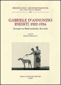 Cover-Bild zum Titel 'Gabriele D'Annunzio. Inediti 1922-1936. Carteggio con Maria Lombardi e altri scritti' von ''