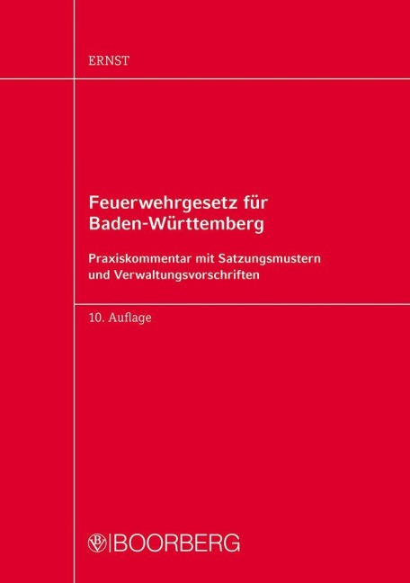 Feuerwehrgesetz für Baden-Württemberg - 